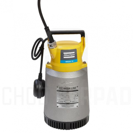 ATLAS COPCO WEDA 10/1 FS Storz, 230V, odvodňovacie stavebné čerpadlo s plavákom